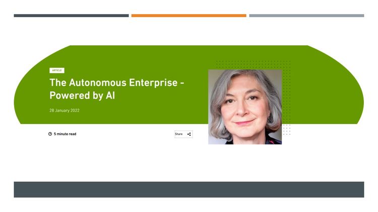 Sarah Burnett FBCS in conversation with Johanna Hamilton AMBCS about AI in the enterprise