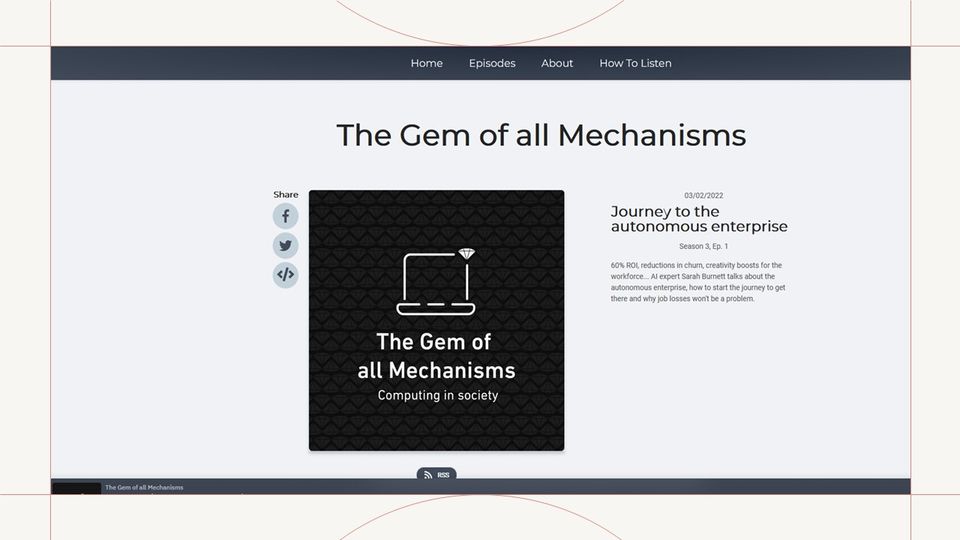 Journey to the Autonomous Enterprise - The Gem of all Mechanisms Podcast